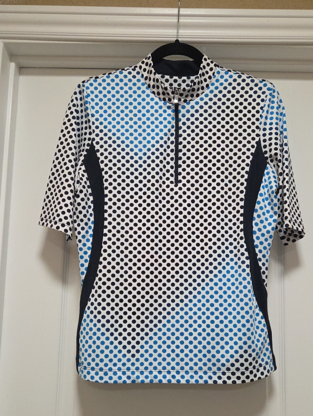 Polka Dot Tail Golf Womens Medium Top